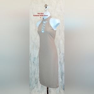 Hot Kiss Summer Midi Dress L